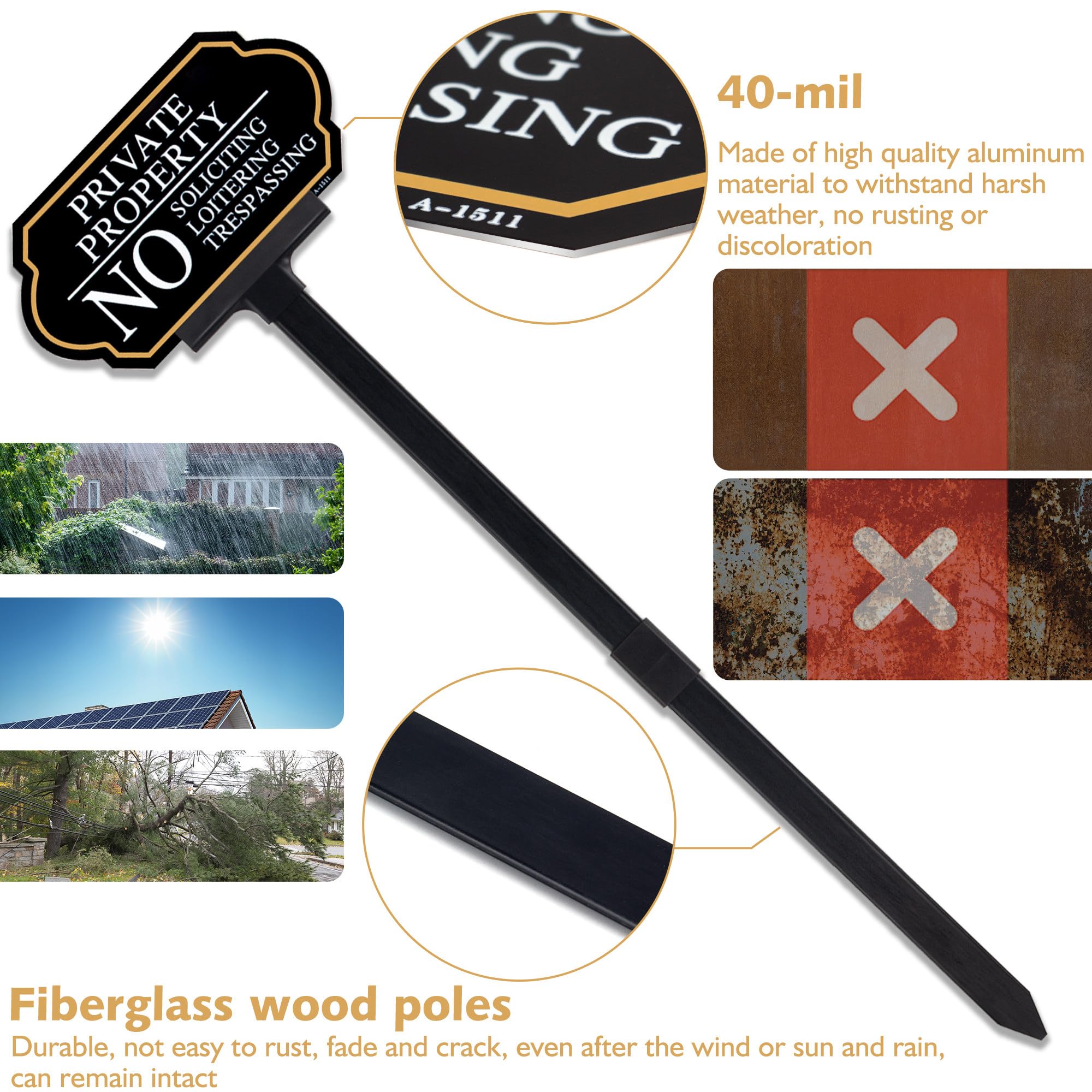 DXSIGN secure clip-in placement ensures a stable outdoor display.