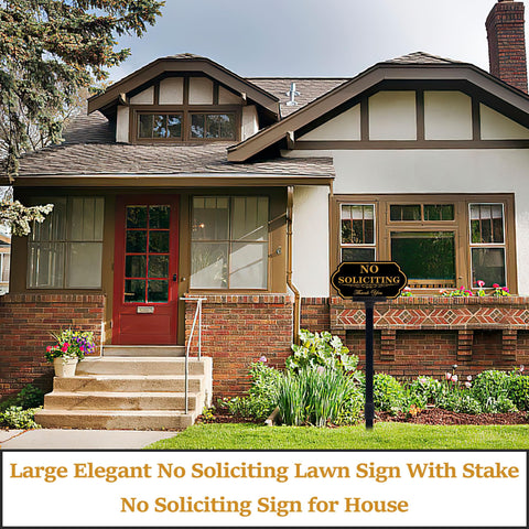 DXSIGN weatherproof construction reduces unwanted visits while staying courteous.