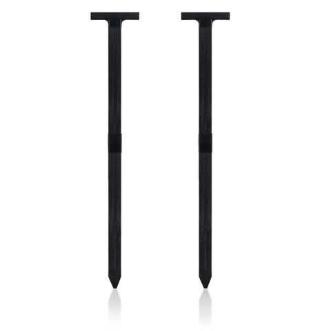 DXSIGN yard sign stake at 28-inch height for high-visibility outdoor signage.