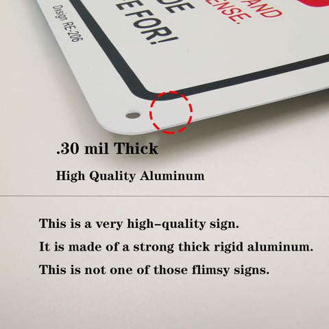 Dxsigns sign with pre-drilled holes enables easy mounting on walls.