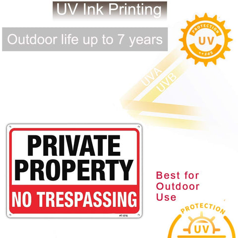 Dxyizus sign with pre-drilled corners enables quick secure installation.