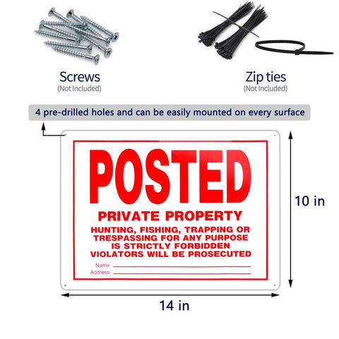 Dxyizus Signs blue, black and white design provides high-contrast visibility.