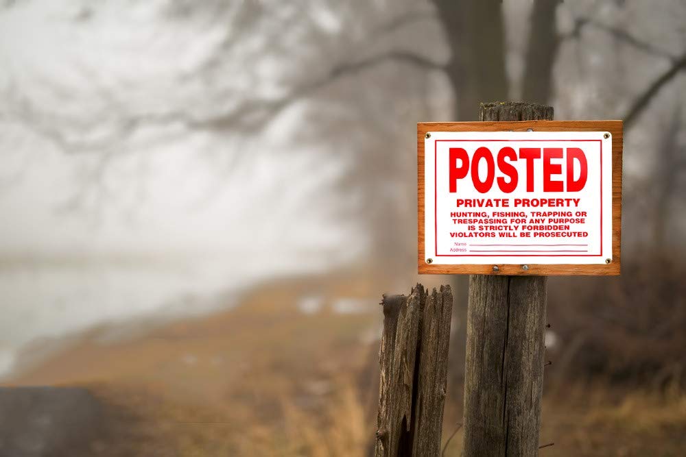 Dxyizus Signs rust-free aluminum sign designed for durability and weather resistance.