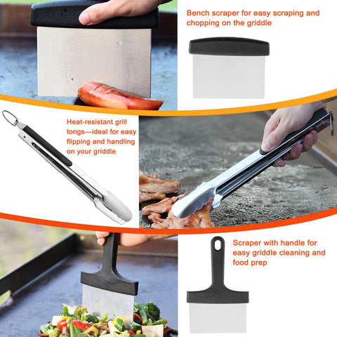DY DECENT FAMILY melting dome helps melt cheese evenly on flat top grills.