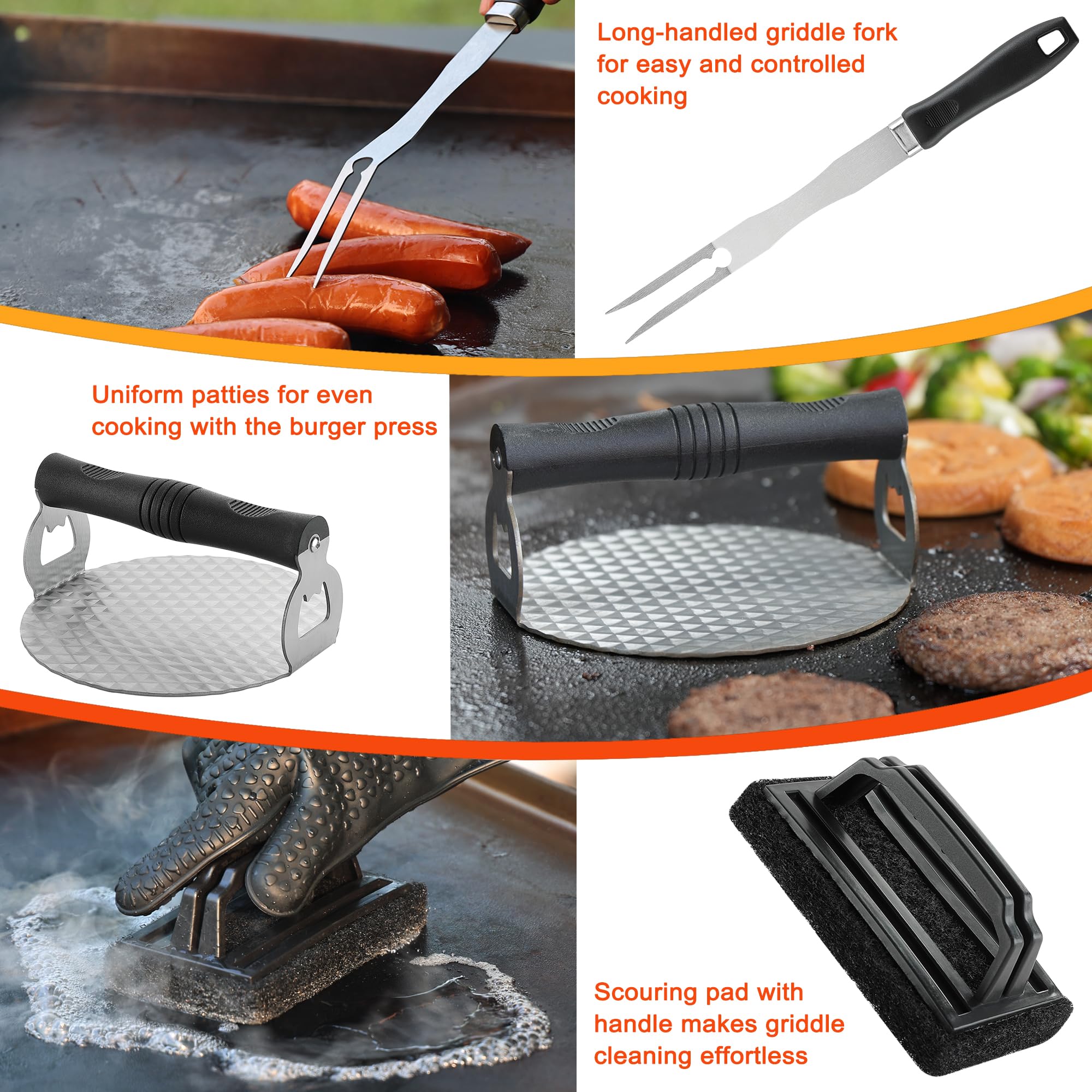 DY DECENT FAMILY scraper cleans grease quickly for easy maintenance.