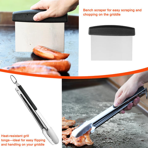Large zippered storage bag keeps utensils organized