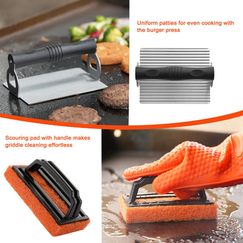 Ideal for outdoor grilling, camping, hibachi, and backyard BBQ