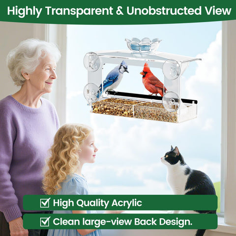 DY-SKTY indoor viewing lets you watch birds from the comfort of home.