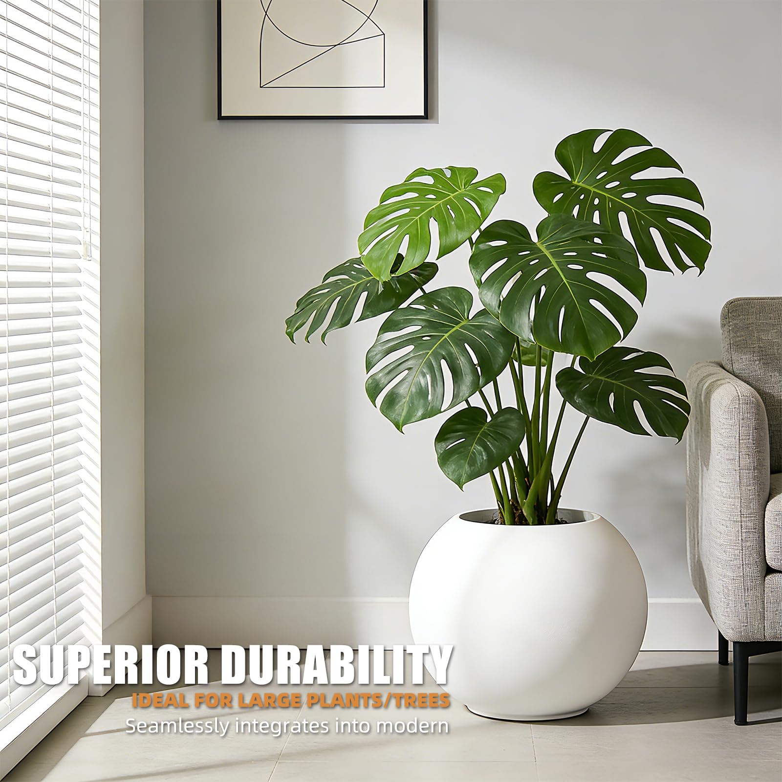 DYCYRQ accommodates 12-inch nursery pots for lush greenery.