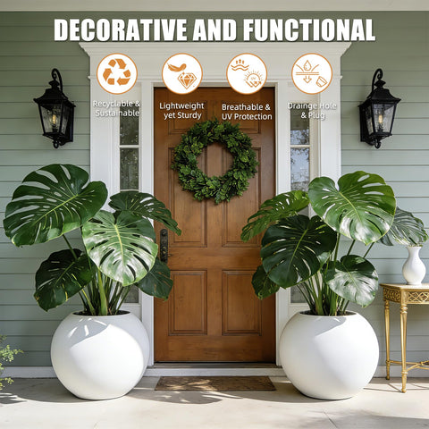 DYCYRQ modern sphere design elevates home and garden decor.