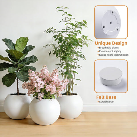 DYCYRQ weather-resistant planter suitable for indoor and outdoor use.
