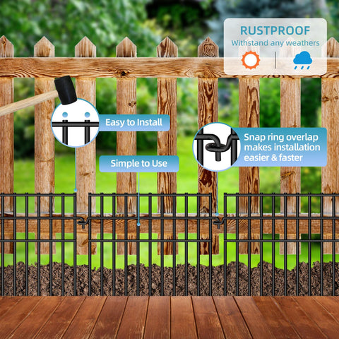 Dyemair 26-piece fence panel set delivers long reach and flexible layout.