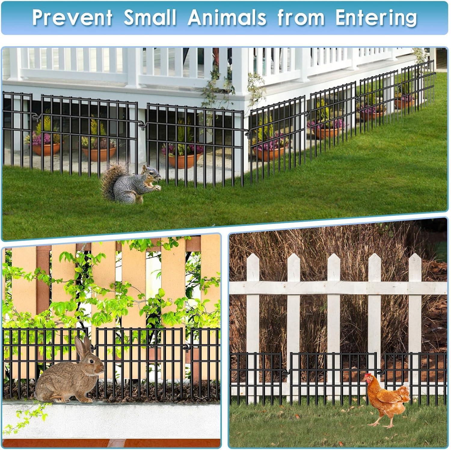 Dyemair 30-piece fence spans 410 inches for wide coverage