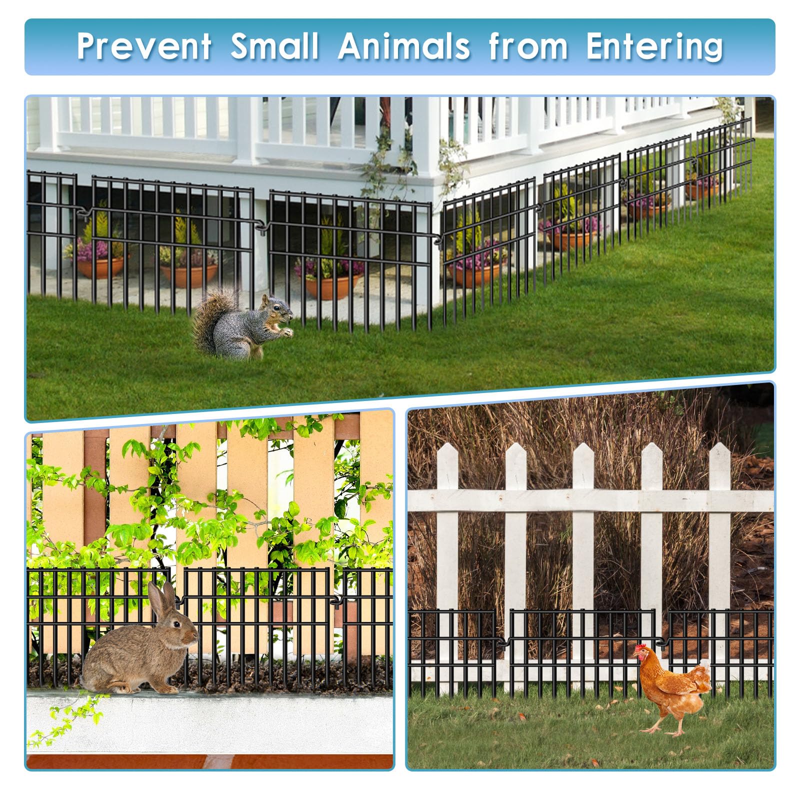 Dyemair decorative fence panels extending perimeter coverage in a garden