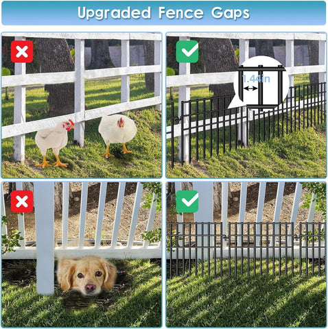 Dyemair decorative metal-wire fence adds boundary style and function