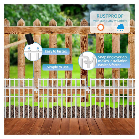 Dyemair easy ring-connect-install fence simplifies setup and removal