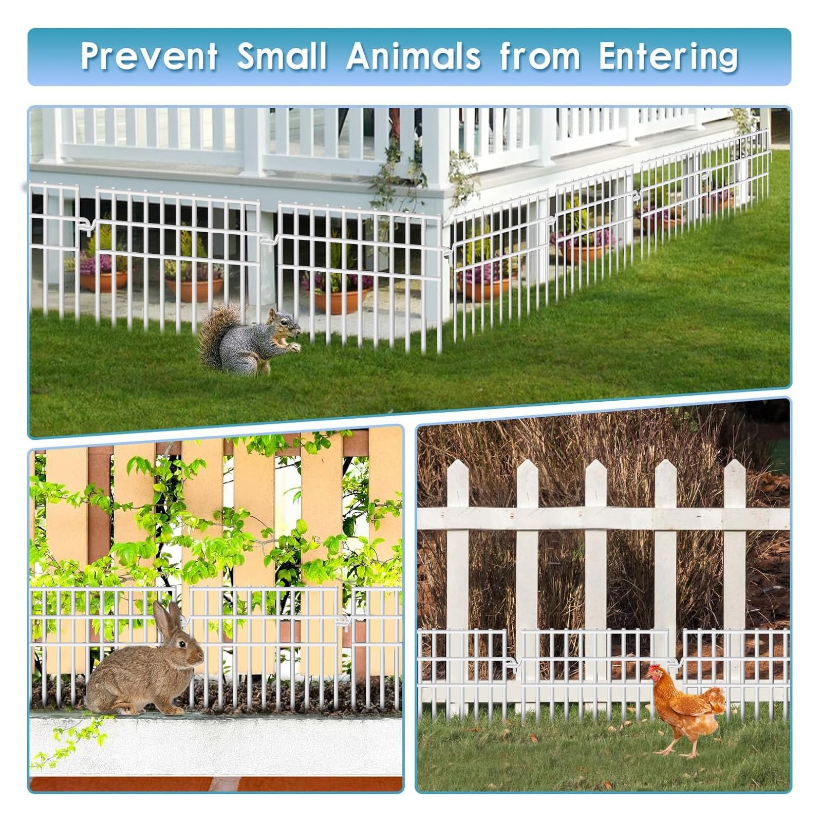 Dyemair rustproof metal wire fence withstands weather for year-round use