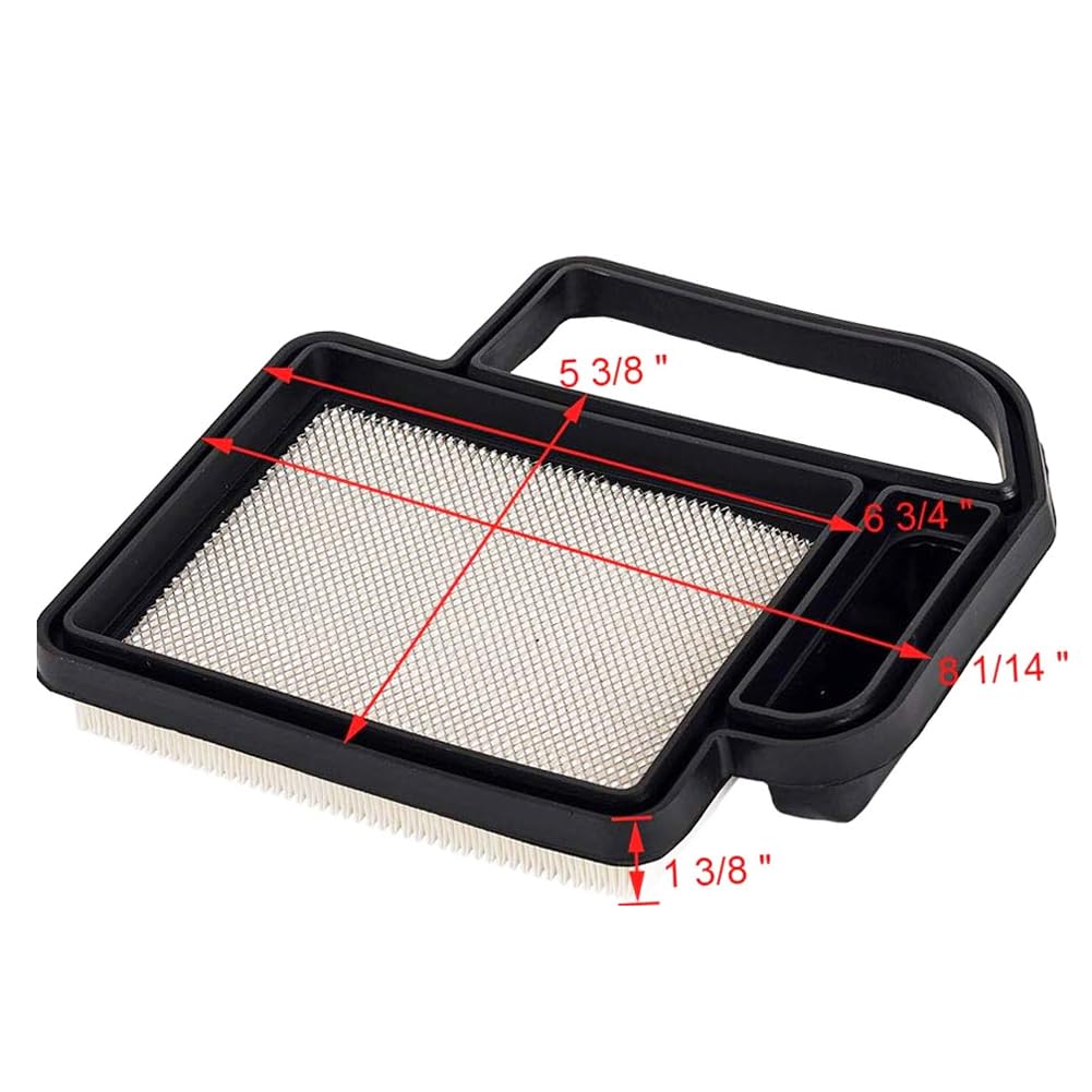 Dylawnio air filter packaging with two filters and foam wrap, value pack.