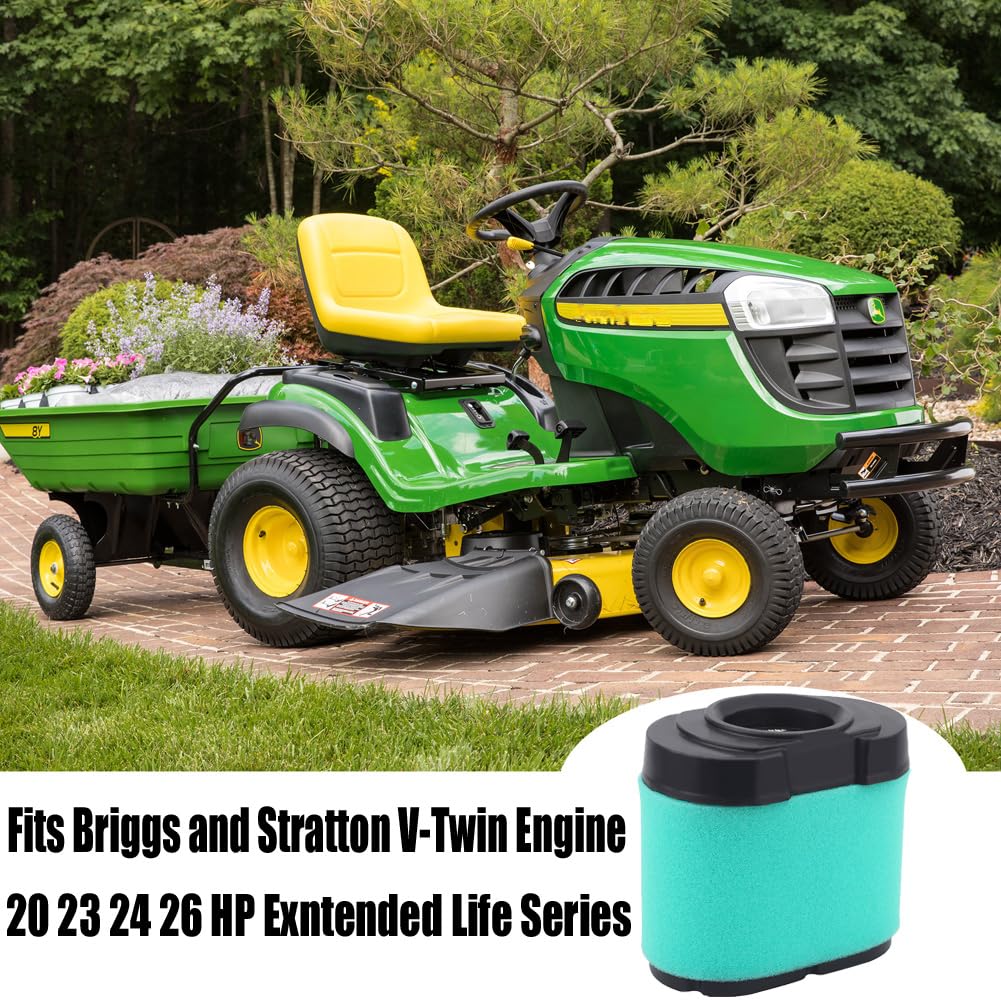 Dylawnio filter with 5-in x 2-3/4-in x 4-3/4-in dimensions fits tight spaces.