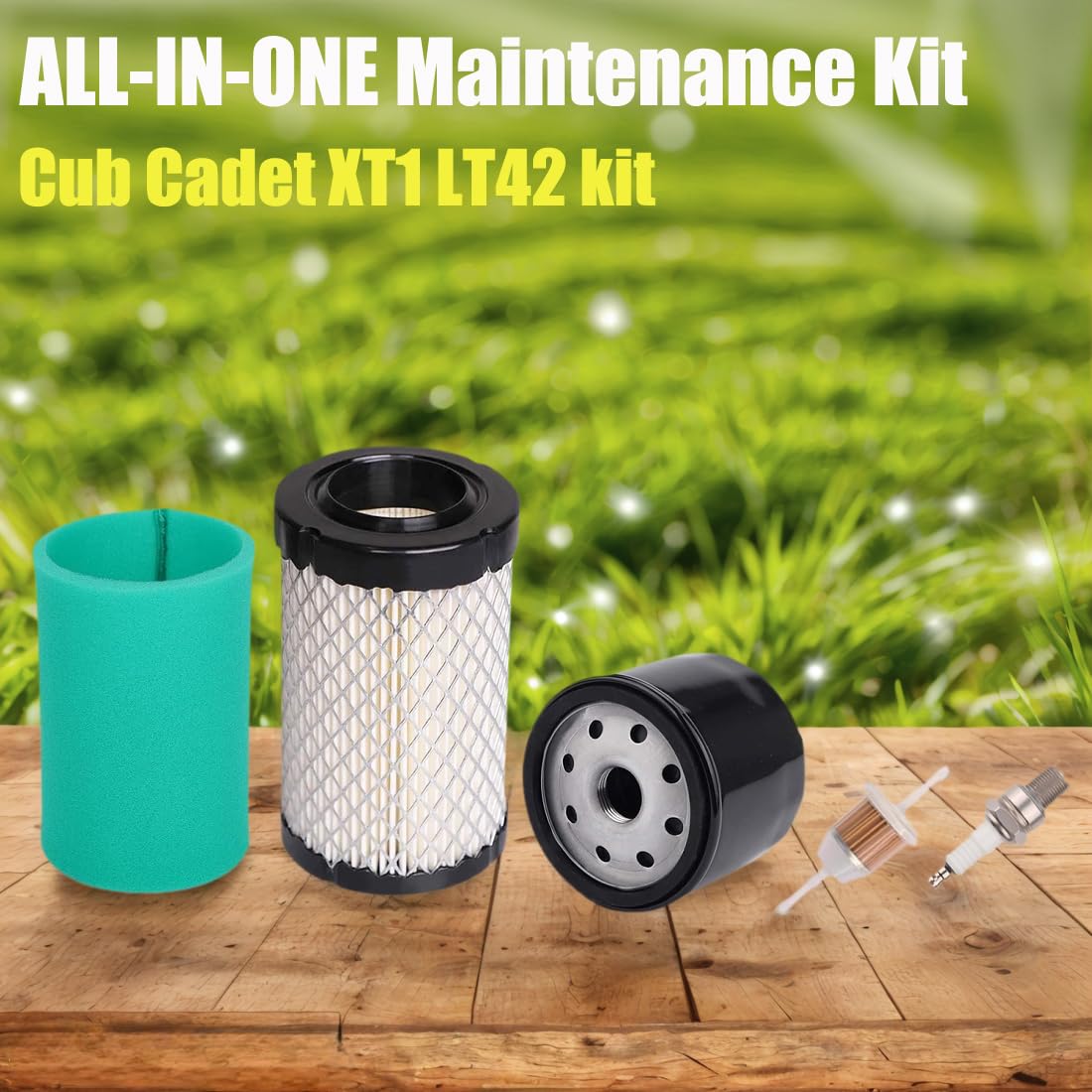 Dylawnio foam pre-cleaner wrap extends filter life.