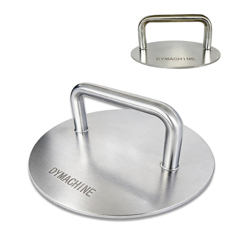 DYMACHINE Smash Burger Press is dishwasher safe for quick cleanup.