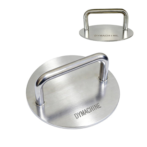 DYMACHINE Smash Burger Press packaging ready for kitchen launch