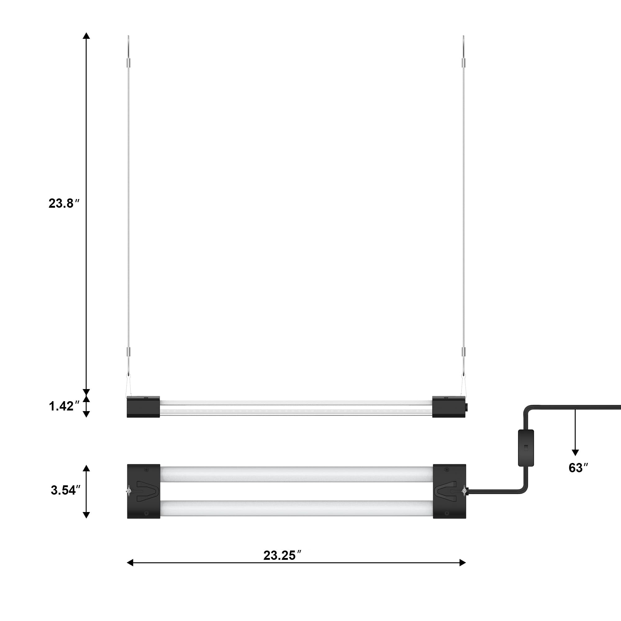 DYMOND BoostGro LED 2 ft fixture fits compact grow spaces nicely.