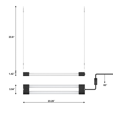 DYMOND BoostGro LED 2 ft fixture fits compact grow spaces nicely.