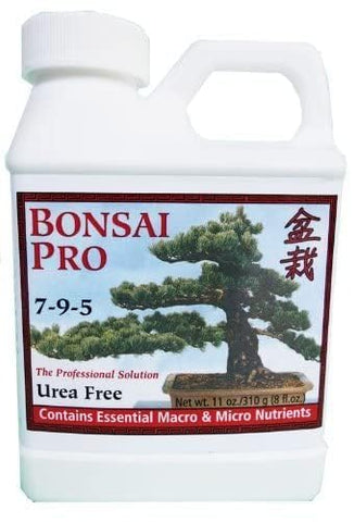 Dyna-Gro Bonsai Pro bottle in use for healthy indoor bonsai growth