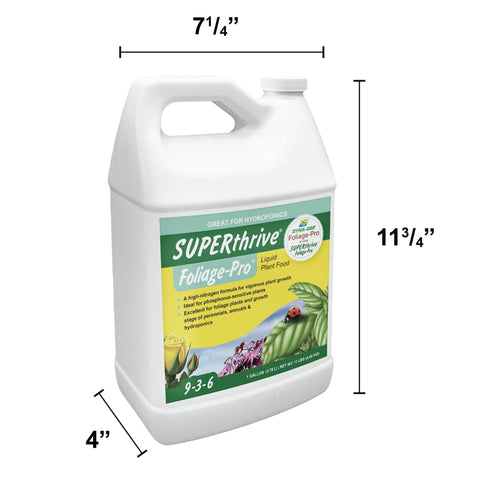 Dyna-Gro Foliage-Pro nitrogen-rich formula supports vigorous growth.