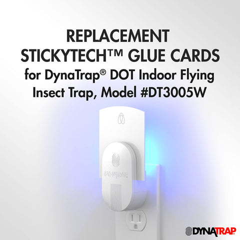 Close-up of Glue Card insert showing durable surface ready to trap insects.