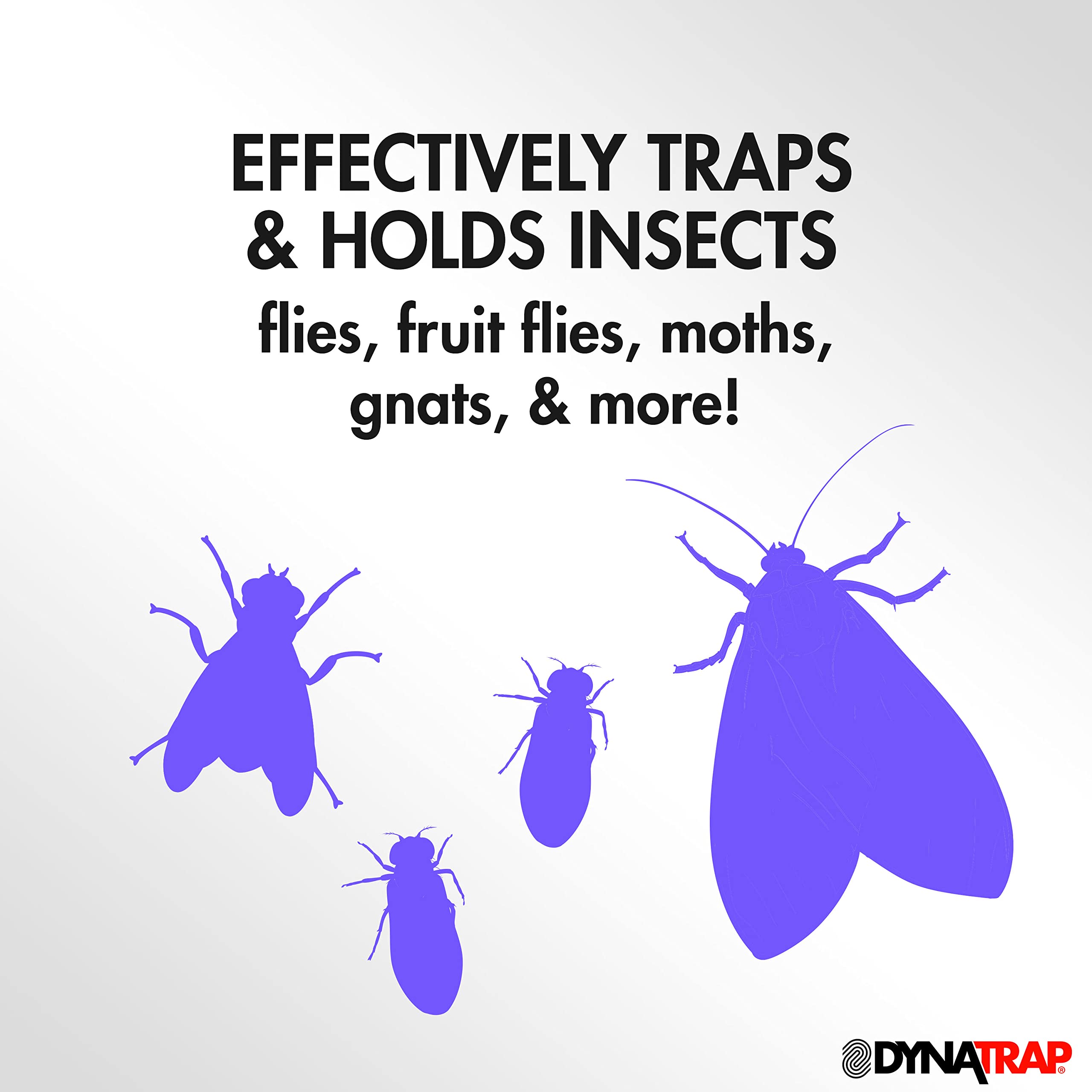 Cloud-color replacement cards blend with decor while catching fruit flies and moths.