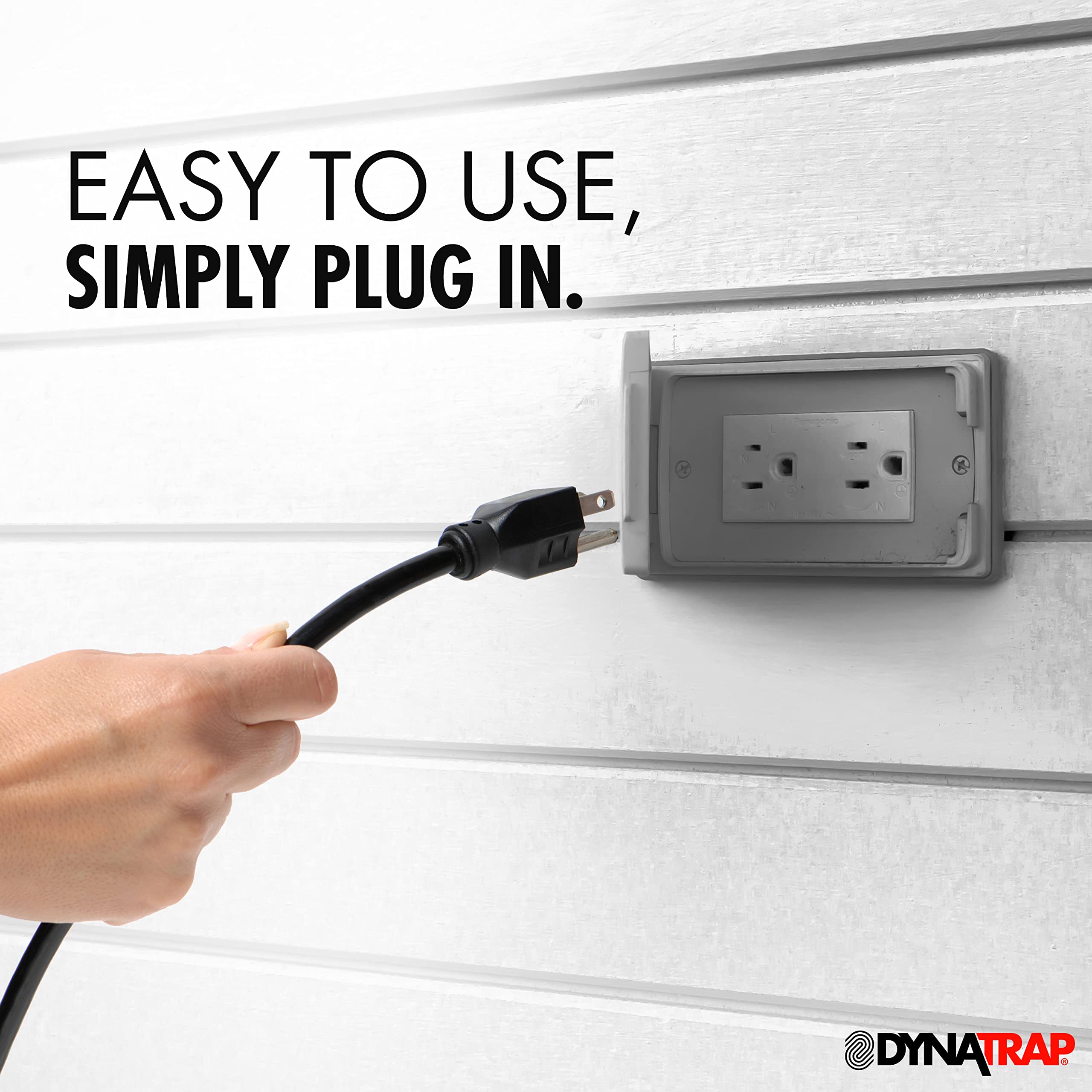 DynaTrap DT160-TUNSR discreet-black-design blends with home décor.