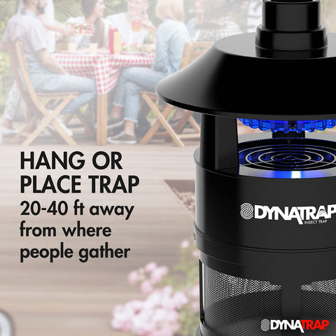 DynaTrap DT160-TUNSR easy-hanging-hook offers flexible placement.