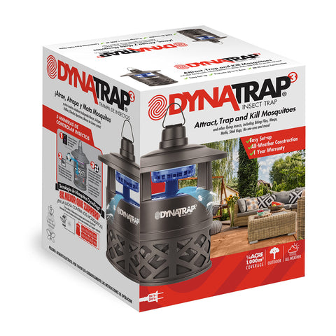 DynaTrap DT160-TUNSR UV-light-attracts pests for efficient yard control.