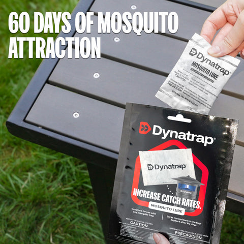 Targets Yellow Fever and Dengue mosquitoes using the lure.