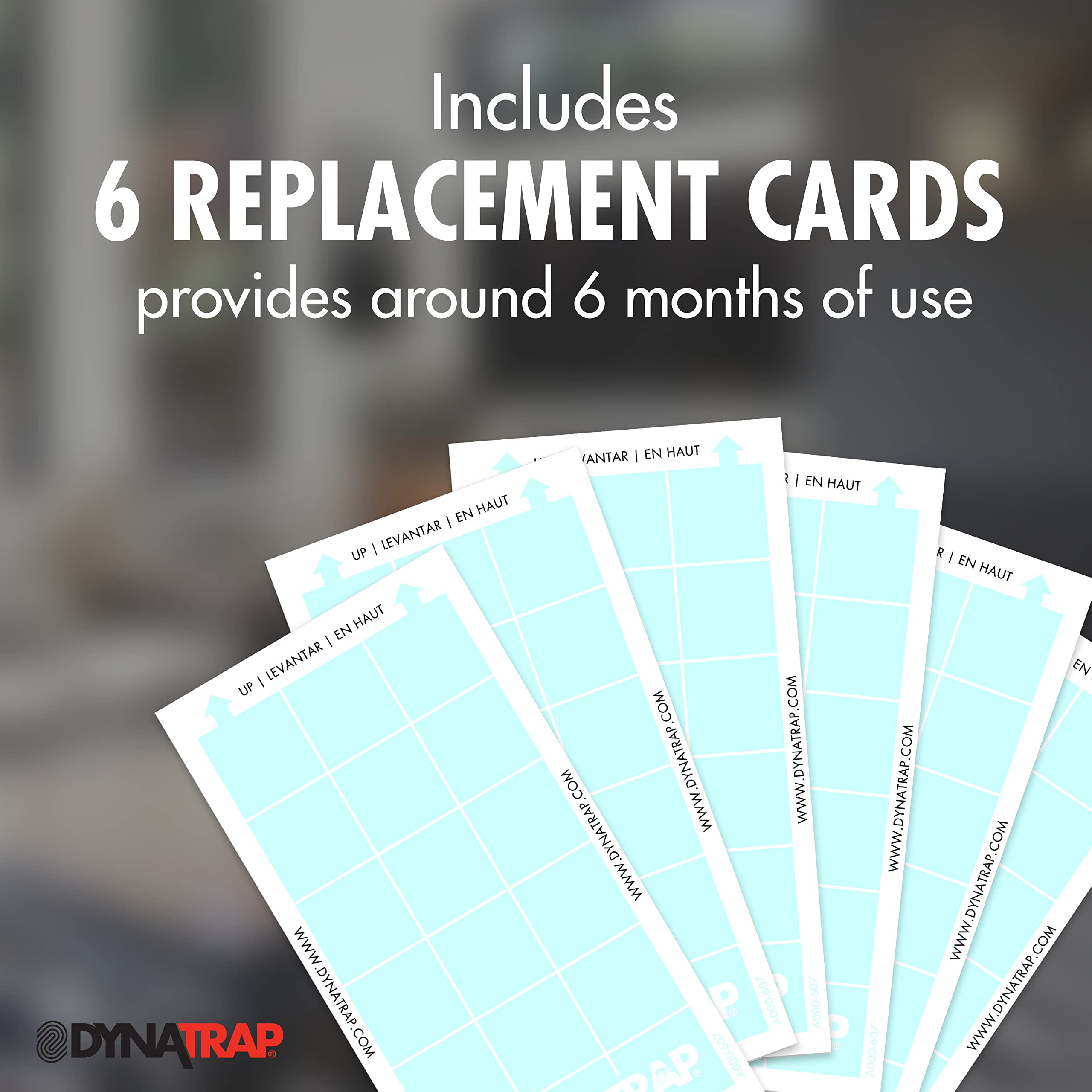 DynaTrap StickyTech glue cards trap flies and gnats discreetly indoors.