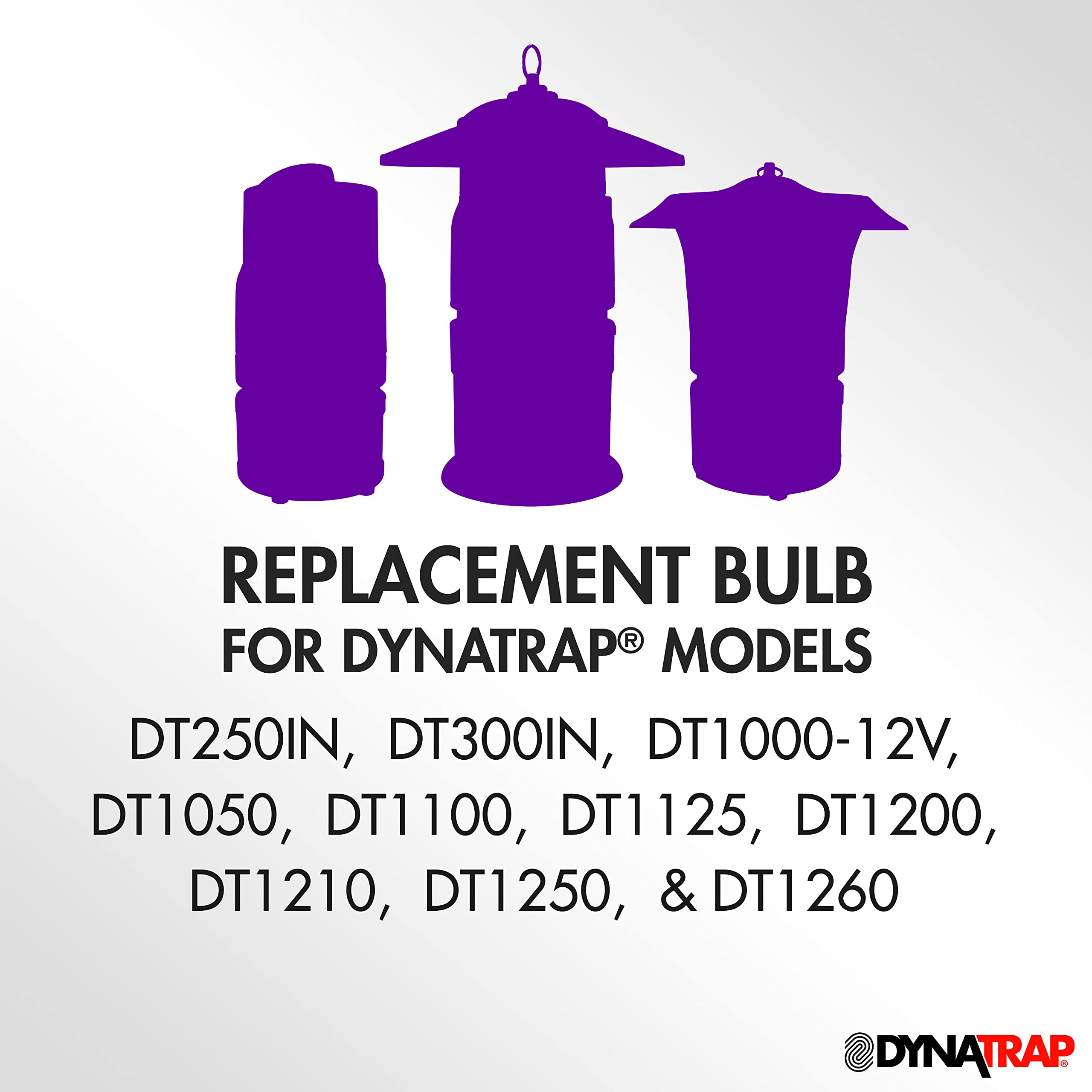 DynaTrap 7W UV bulb for DT300IN boosts trap efficiency for mosquitoes.