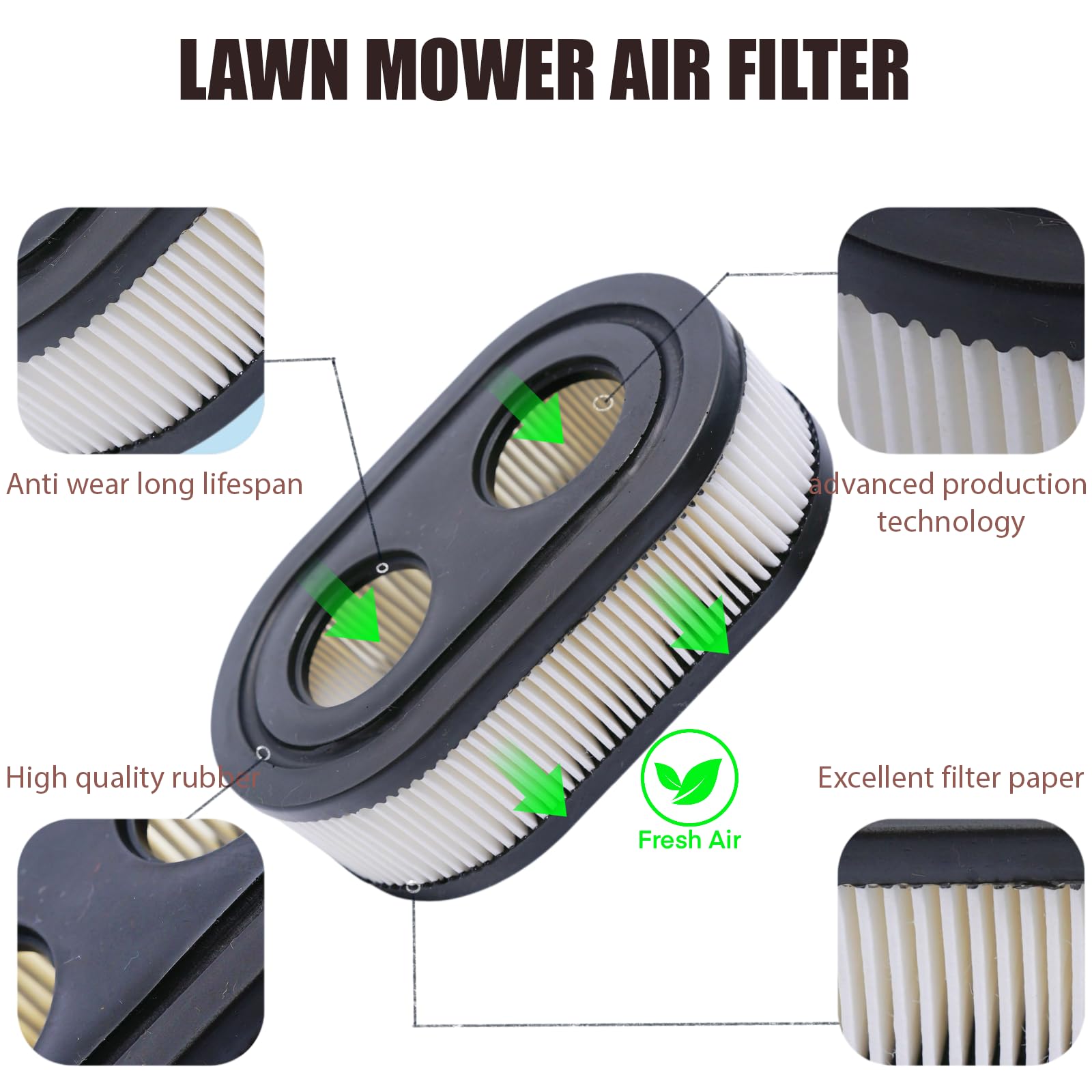 DYNAM BOVINE air filter closeup 593260 highlights durable filtration media