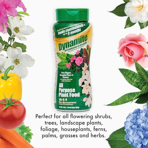 Dynamite essential micronutrients promote balanced plant nutrition.