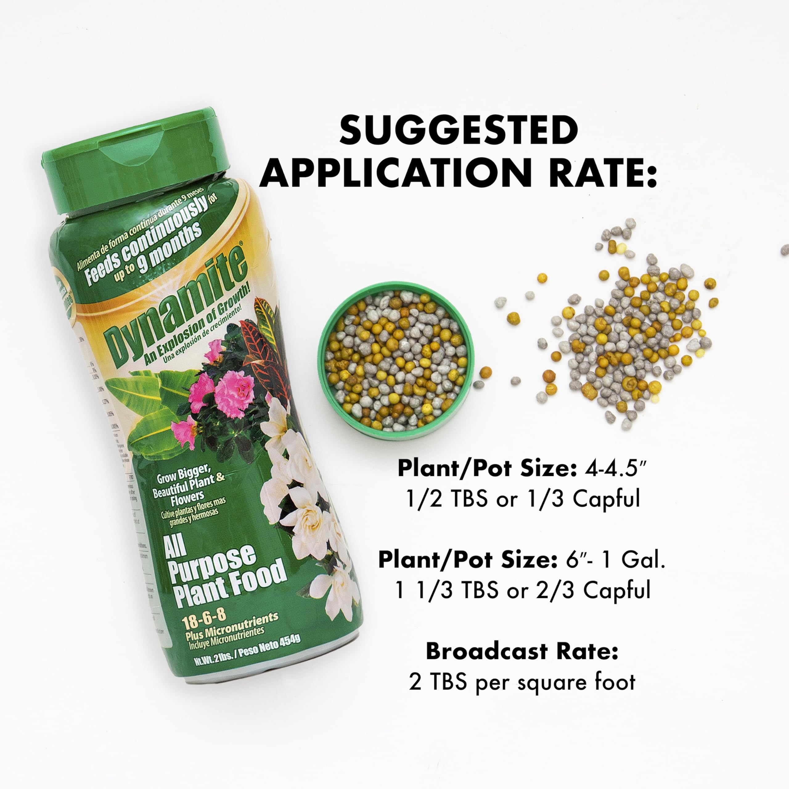 Dynamite nourishment for flowering trees and shrubs supports stronger branches.