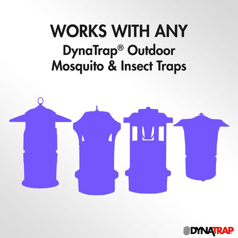 Dynatrap 42011 mount with screws and clamp included for quick setup.
