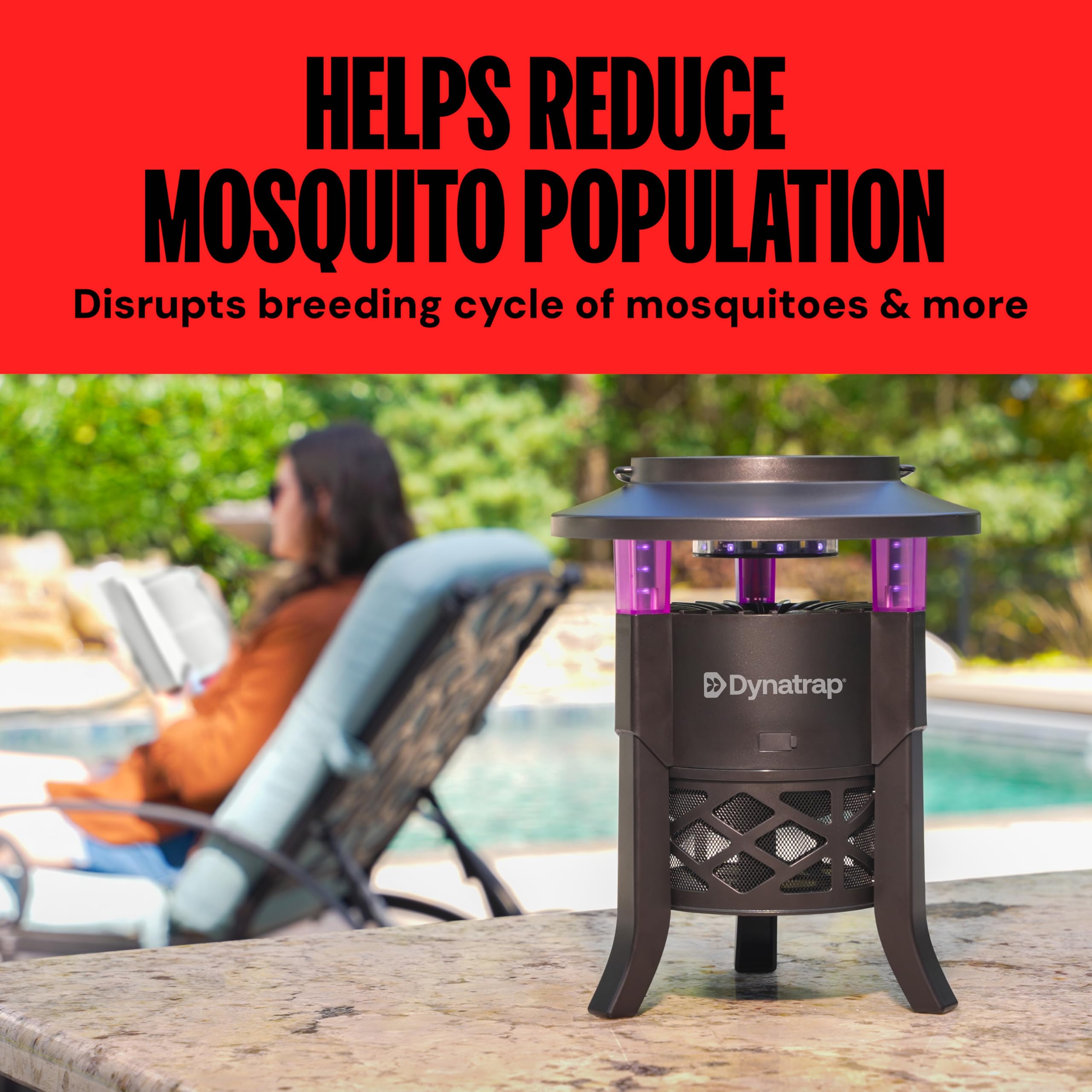 DynaTrap AC adapter enables 24/7 protection in any weather