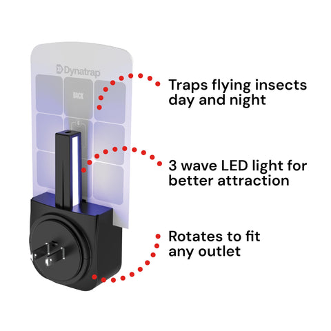 Plug-in setup for easy, tool-free installation.