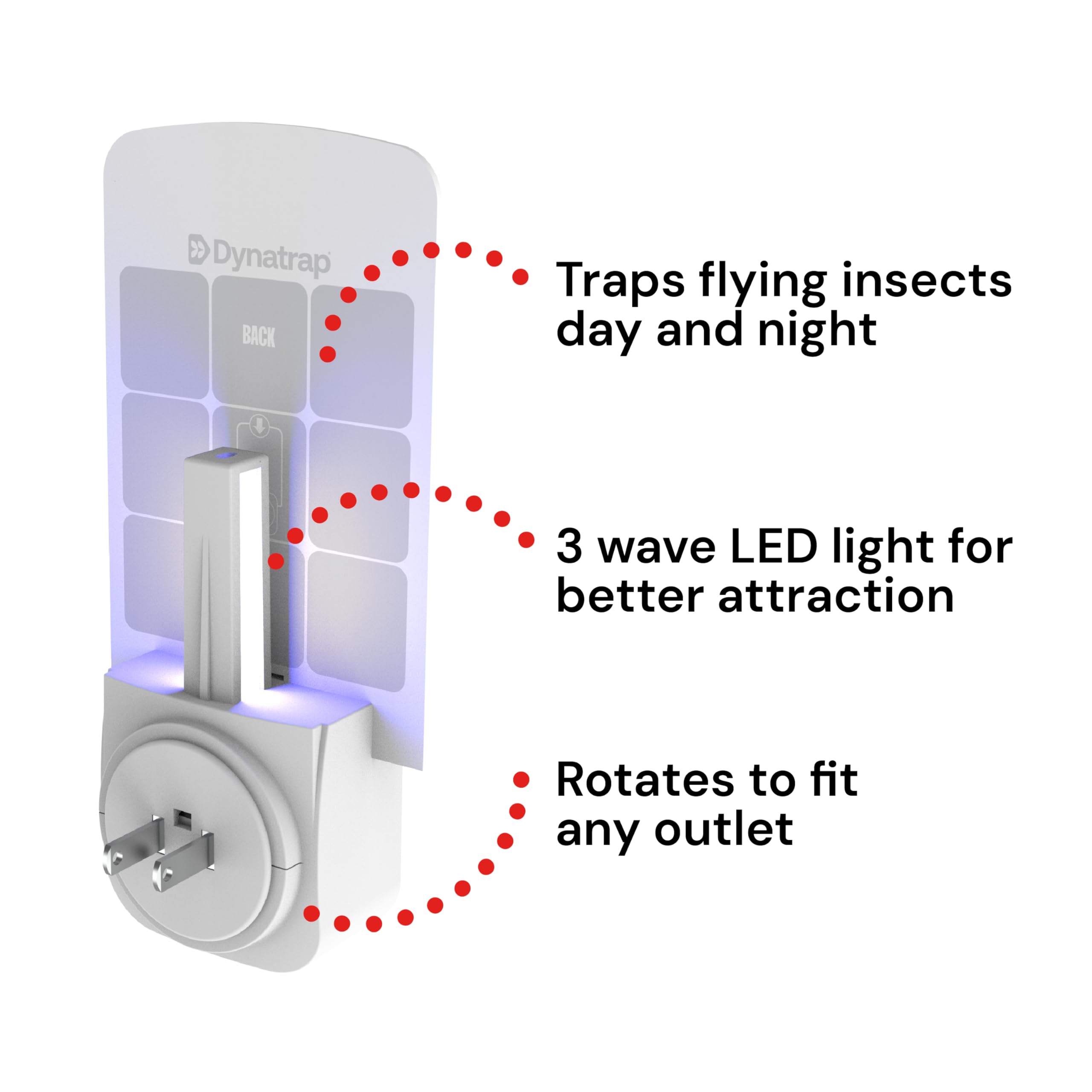 Dynatrap DT3007W ideal for kitchens and pantries in homes