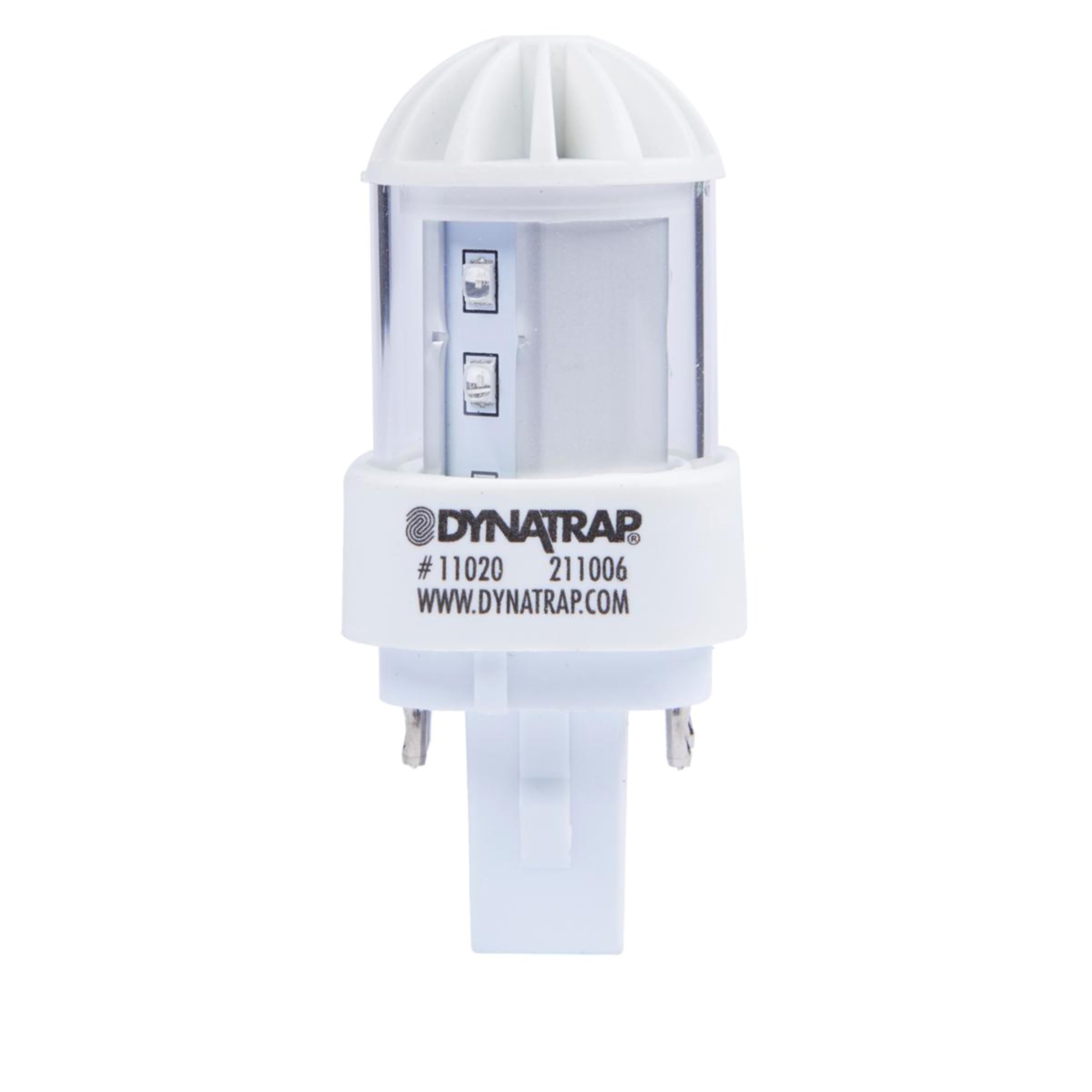 Dynatrap replacement bulb 11020 for DT162 front view showing UV-LED lure for protection