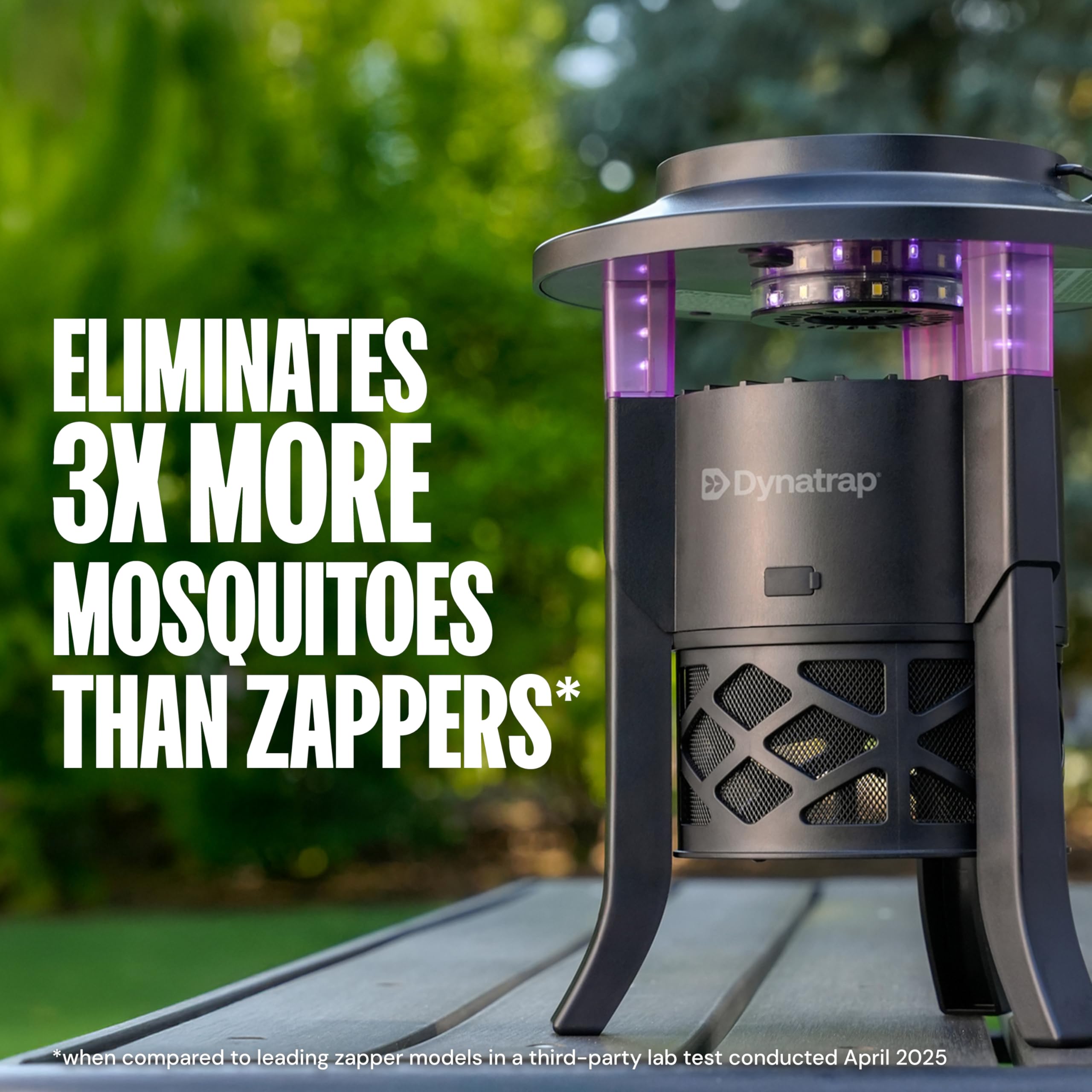DynaTrap UV LED attracts flying insects for efficient trapping