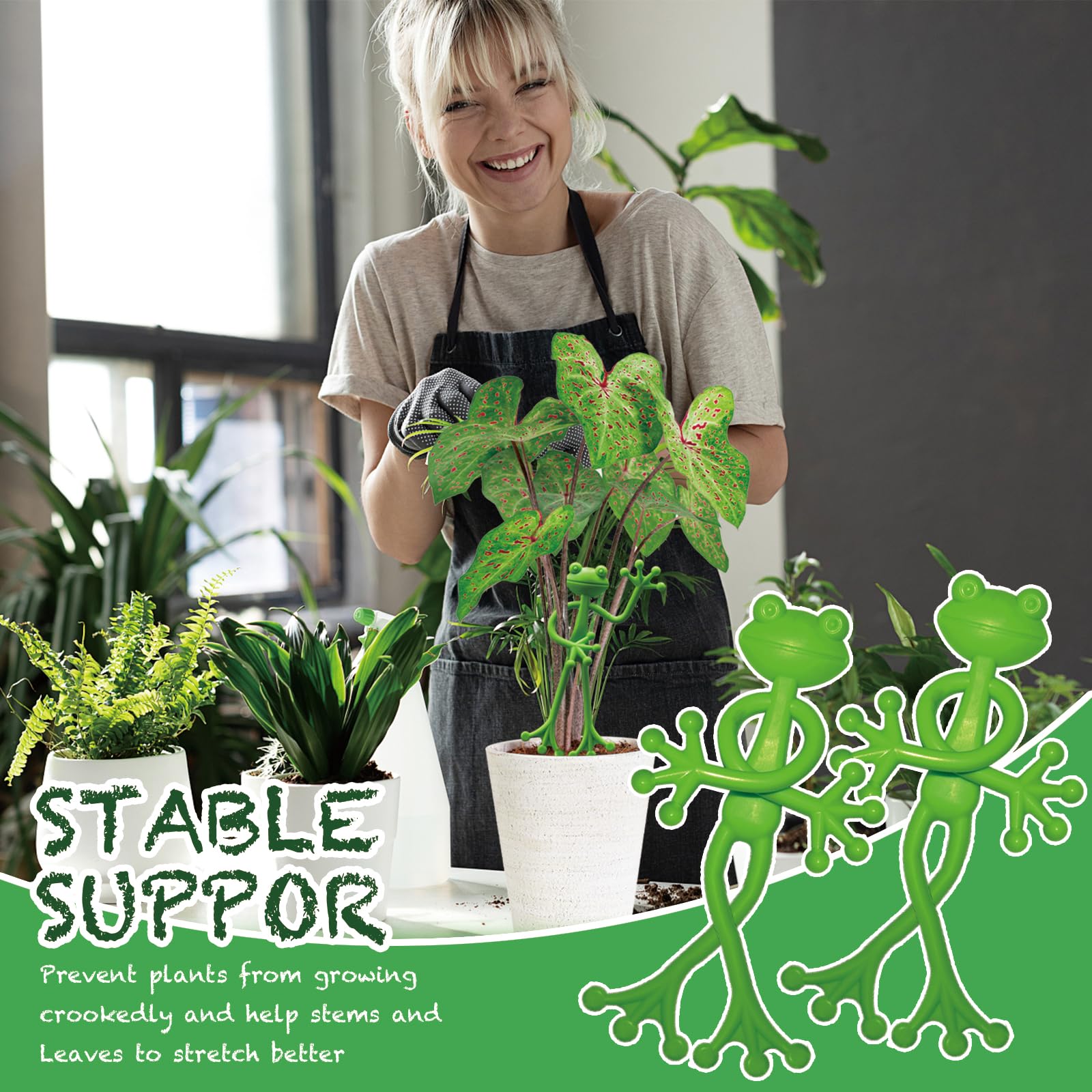 DYULJS Frog Clips guide vines for neat indoor or outdoor gardens