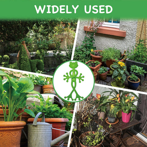 DYULJS Frog Plant Stand keeps climbing plants upright and tidy