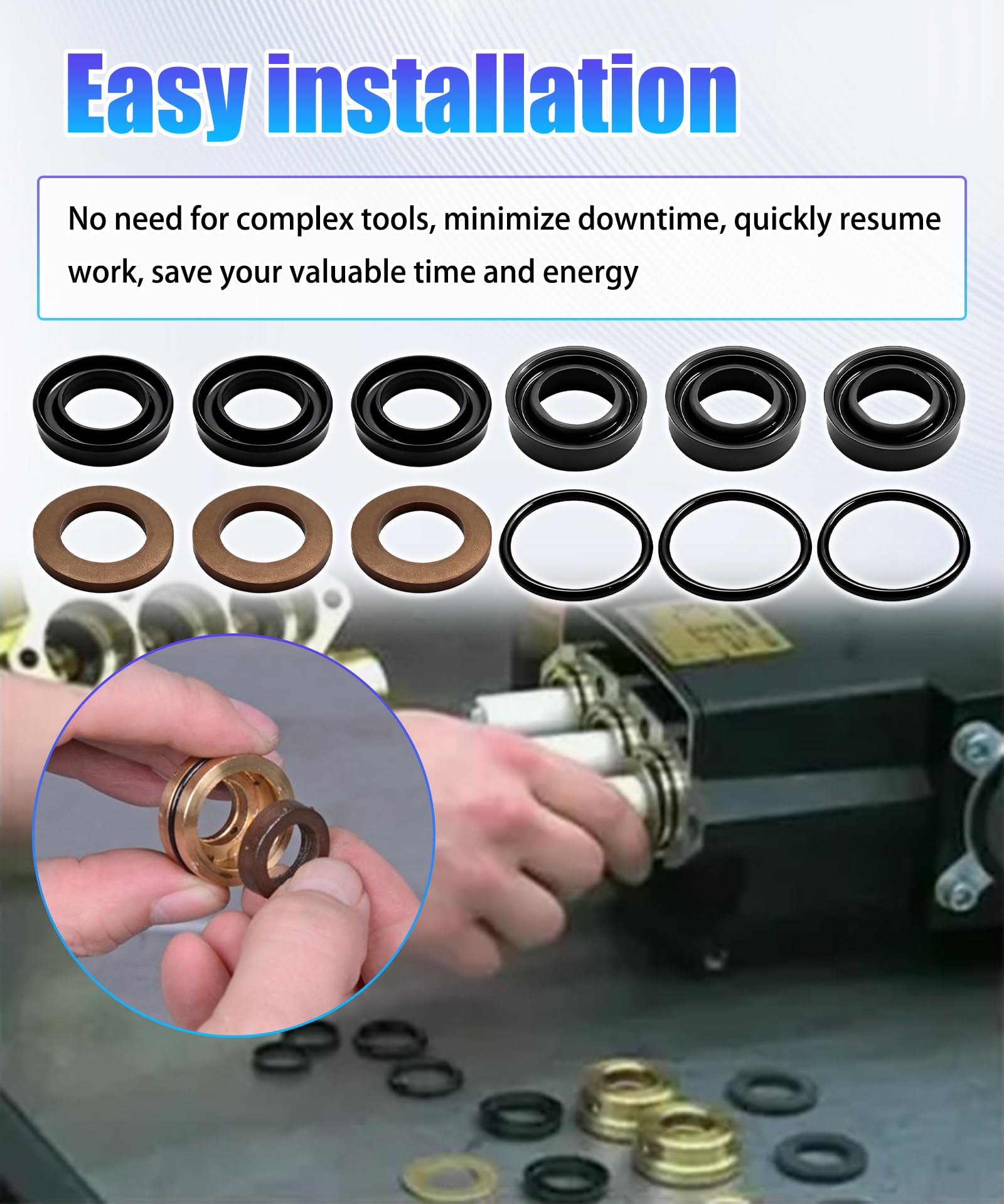 Quality construction highlights corrosion resistance for long-lasting pump seals.